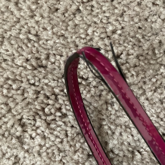 Coach Classic Pattern with Pink Accent Wristlet - Picture 2 of 8